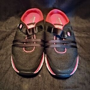 Skechers Black and Pink Shoes